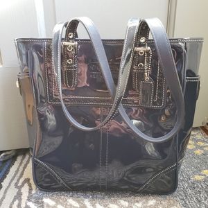 Coach Navy Blue Handbag